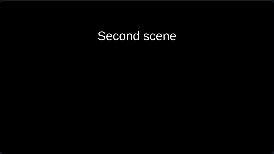 Two scenes